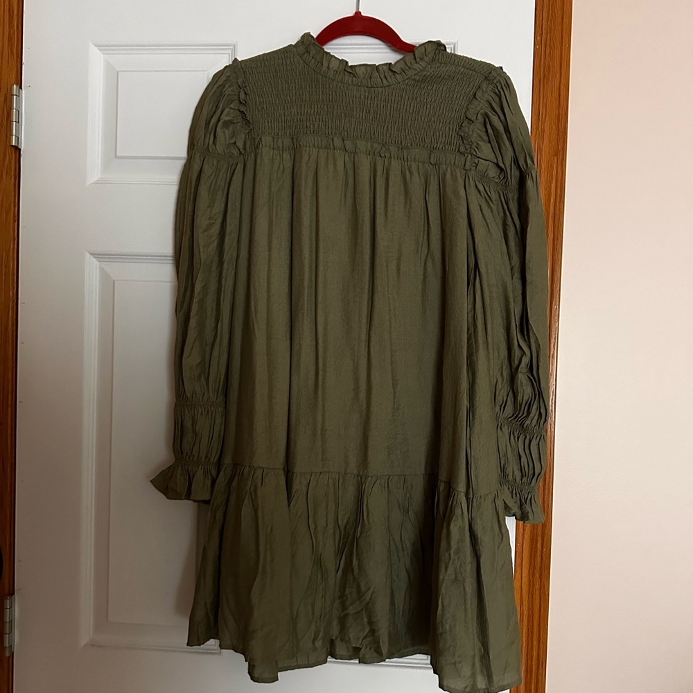 Moon River Sage Green Dress